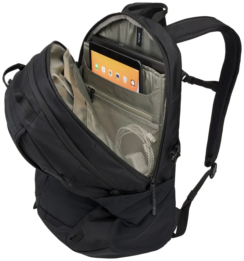 THULE EnRoute 26L Water-Resistant Backpack Travel Bag Fits 16" Laptop Black