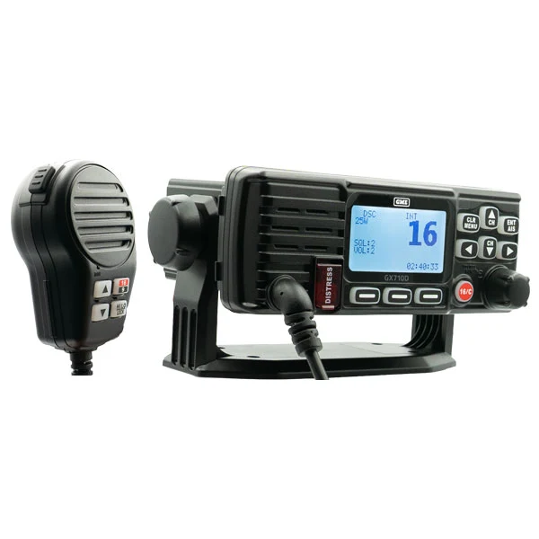 GME GX710D VHF DSC Marine Fixed Mount Radio - Black