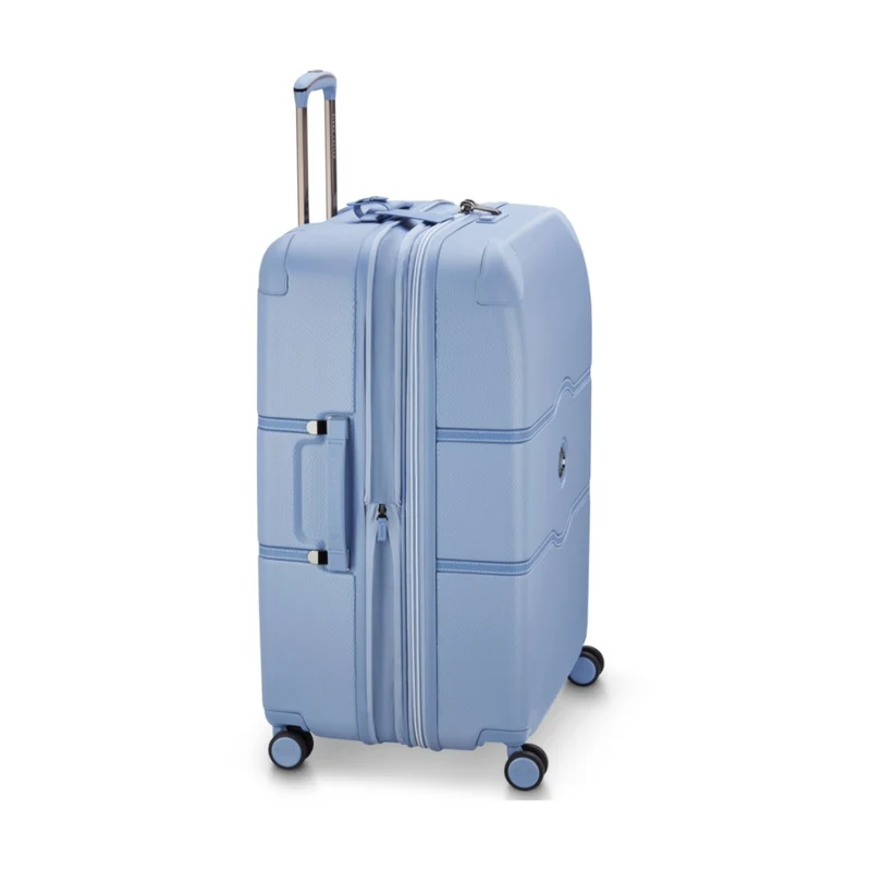 Delsey Chatelet Air 2.0 Checked-In Luggage Suitcase W/ TSA Lock Light Blue 76 cm