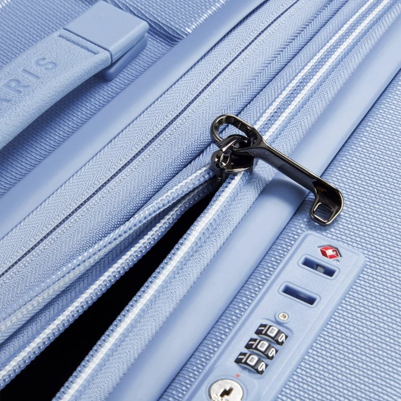Delsey Chatelet Air 2.0 Checked-In Luggage Suitcase W/ TSA Lock Light Blue 76 cm