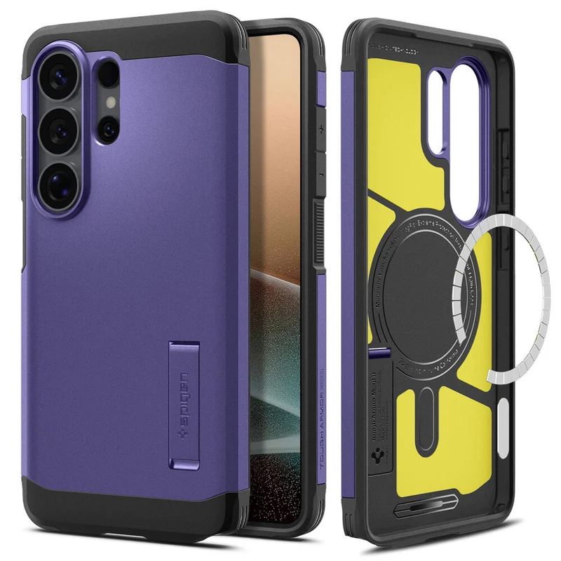 Spigen Galaxy S26 Ultra Tough Armor (MagFit) Case (Ash Violet)
