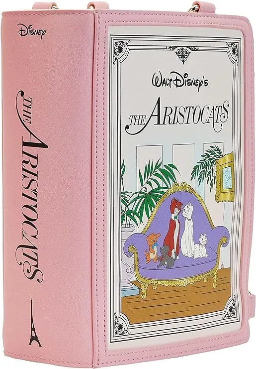 Loungefly Disney Aristocats - (1970) Book Convertible Crossbody Bag