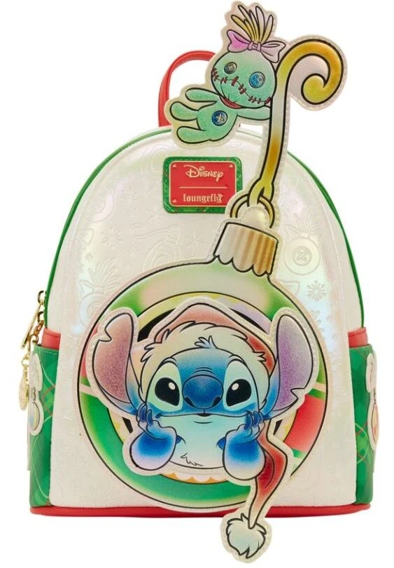 Loungefly Disney Lilo and Stitch - Holiday Mini Backpack