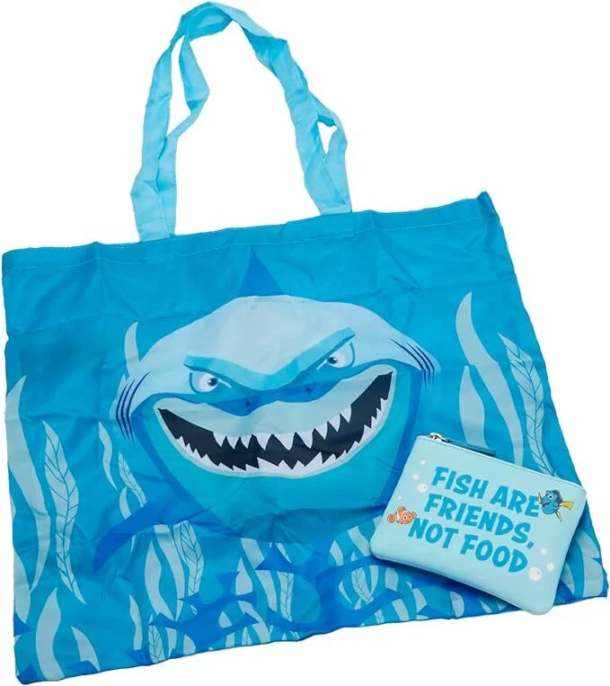 Loungefly Disney Finding Nemo - Bruce Coin Pouch and Tote Bag US Exclusive