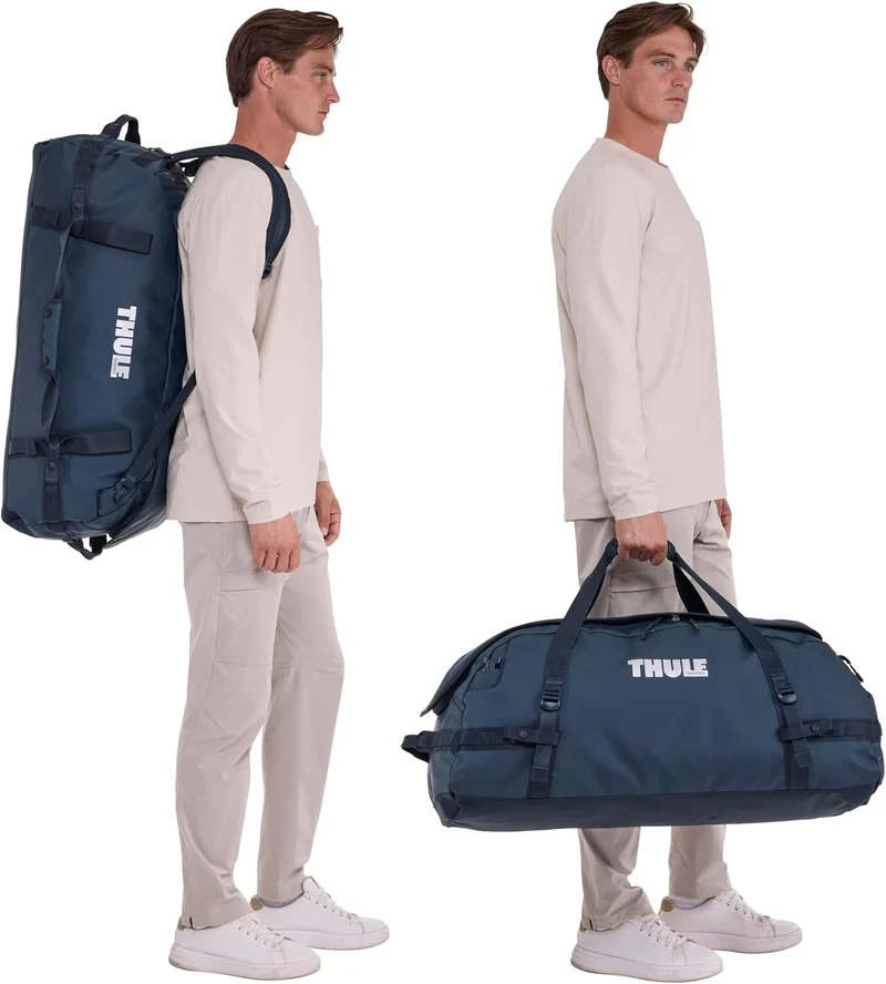 Thule Chasm 90L Duffle Travel Backpack Bag Extra Large in Darkest Blue