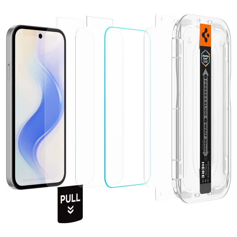 Spigen Google Pixel 10a Glas.tR EZ Fit Pro 2PCS Glass Screen Protector - Clear