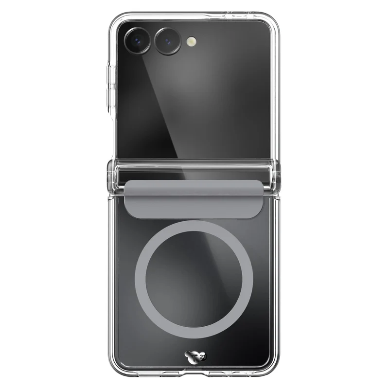 Tech21 EvoClear Case with Magnet for Galaxy Z Flip8 (Clear)